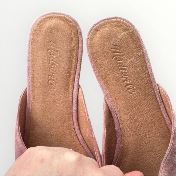 Madewell The Remi Mule in Pink Suede - Picture 4 of 12